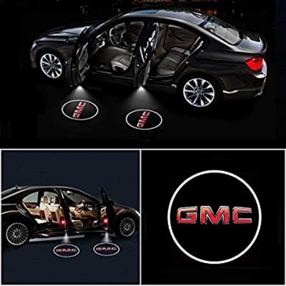 4x PCs Car Logo LED Welcome Light Wireless LED Shadow Projector Car Door Laser K